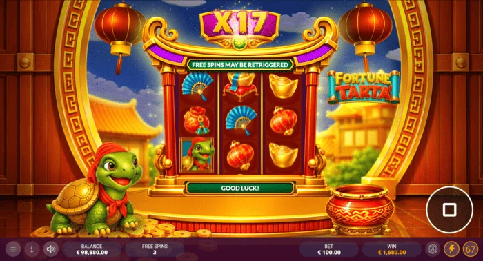 Fortune Tarta – Free Spins-läge med multiplikator